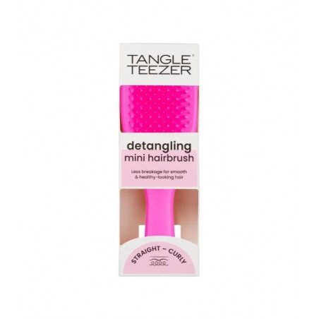 Щітка для волосся Tangle Teezer The Ultimate Detangler Mini Runway Pink — ніжне розплутування локонів, позитивний вплив на