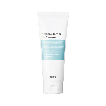 Purito Defence Barrier Ph Cleanser 150ml — гель для вмивання чутливої шкіри з екстрактом центели, pH 5.5, зволоження та