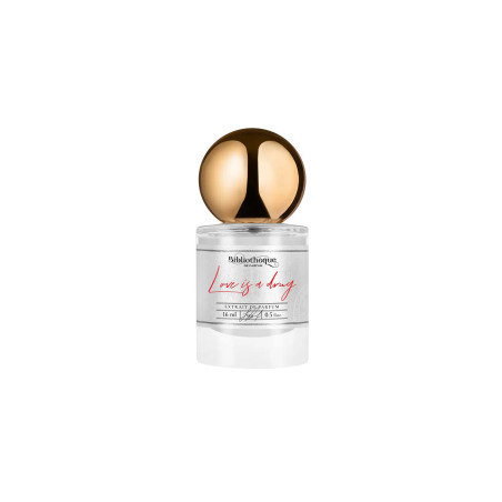 Парфумована вода Bibliotheque Love Is A Drug 16ml — фруктово-квітковий парфум, анімалістичні ноти, безкінечно жіночний, довгий