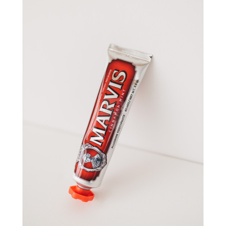 Marvis Cinnamon Mint зубна паста 85 мл - протидія карієсу, довготривала свіжість подиху, італійський бренд — вигляд товару
