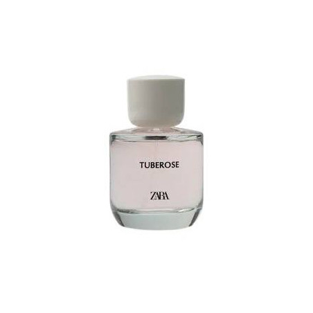 ZARA Tuberose 90ml — туалетна вода з чуттєвим пудровим ароматом, ноти туберози, ванілі та чорної смородини, упаковка