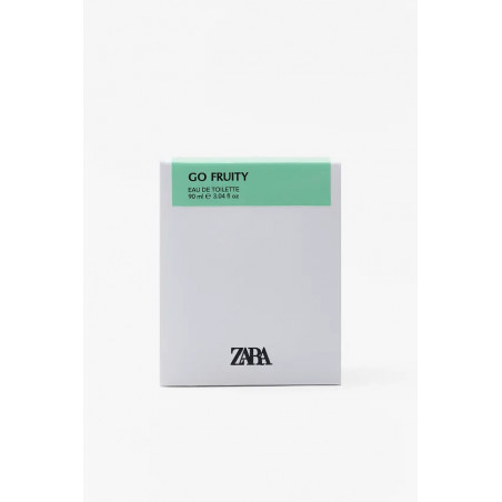 ZARA Go Fruity 90ml — жіночий парфум з квітково-фруктовим букетом, для повсякденного використання, вигляд товару