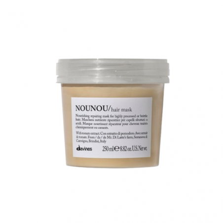 Маска для волосся Davines NOUNOU Hair Mask 250 мл — відновлення, глибоке живлення, зміцнення, попередження ламкості, здоровий