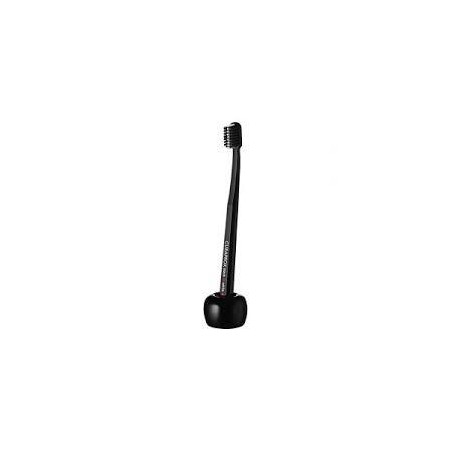 Підставка під зубну щітку Curaprox Be you Toothbrush Foot Black — керамічна, стійка до вологи, міцна, чорного кольору, для