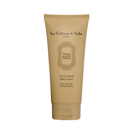 Молочко для тіла La Sultane De Saba Delices Body Lotion Квіти Апельсину з оліями мигдалю та каріте 200 мл — інтенсивне