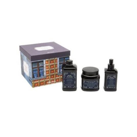 Подарунковий набір Davines Heart Of Glass Kit для волосся: шампунь 250 мл, кондиціонер 250 мл та молочко 150 мл — комплекс