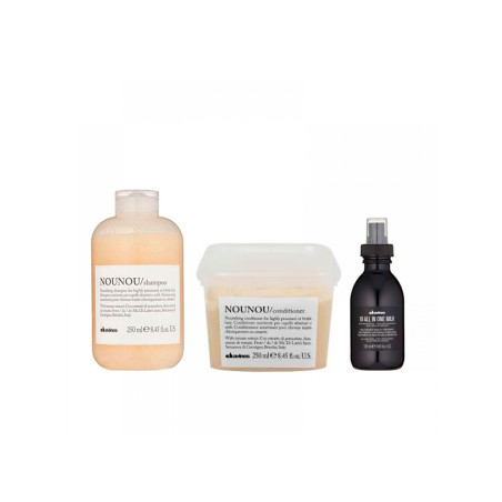 NOUNOU Shampoo 250ml від Davines — живлення та відновлення пошкодженого волосся, пантенол, екстракт томату — вигляд товару