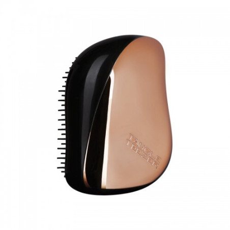 Щітка для волосся Tangle Teezer Compact Styler Rose Gold Black — інноваційний гребінець для освіження зачіски, зйомна кришка,
