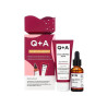 Подарунковий набір Q+A Hydrating Heroes для зволоження шкіри: сироватка та крем — глибоке зволоження, гіалуронова кислота,