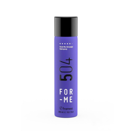 Лак для волосся середньої фіксації Framesi For-me 504 Hold Me Strongly Hairspray 300ml — не обтяжує, захист від вологи, об'єм,