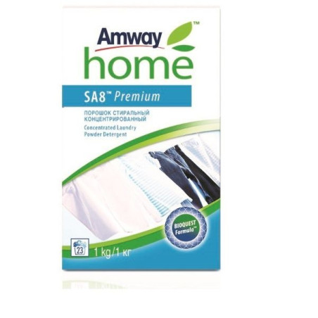Концентрований порошок для прання Amway Home SA8 Premium 1kg — для білої та кольорової білизни, ефективний за будь-яких