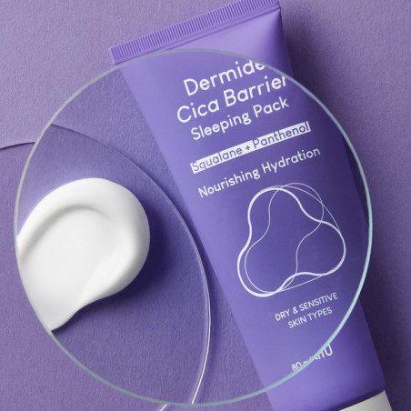 Нічна маска відновлювальна Purito Dermide Cica Barrier Sleeping Pack 80ml — відновлення та зміцнення захисного бар'єру,