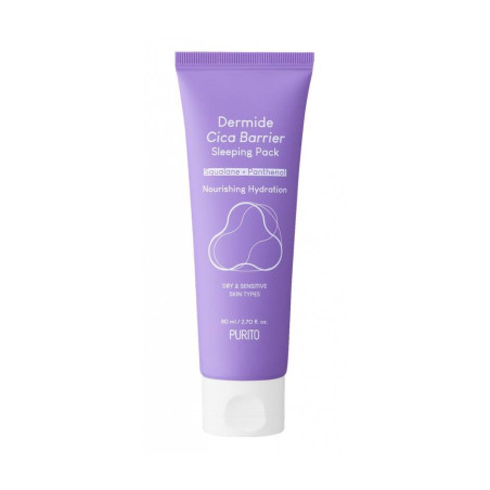 Нічна маска відновлювальна Purito Dermide Cica Barrier Sleeping Pack 80ml — відновлення та зміцнення захисного бар'єру,