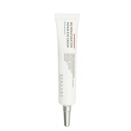 USOLAB Bio Renaturation Repair Eye Cream з центеллою, пептидами та пантенолом 30 мл — усунення ознак вікових змін, підтягування