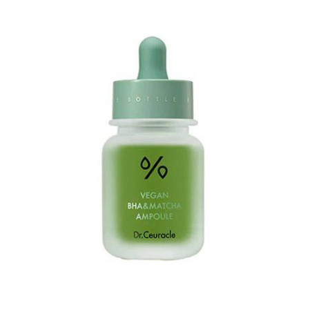 Dr.Ceuracle Vegan BHA Matcha Ampoule 30ml — саліцилова кислота 0.5%, екстракт чаю Матчі та пептидний комплекс для відновлення
