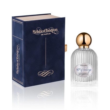 Парфумована вода Bibliotheque 40 Of Feelings 100ml — пряма лінія аромату, для впевнених чоловіків, тваринна привабливість —