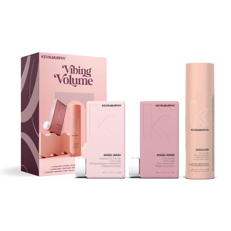 Набір Kevin Murphy Vibing Volume Holiday 2024 для захисту кольору та об'єму: шампунь 250 мл, кондиціонер 250 мл, спрей 250 мл —