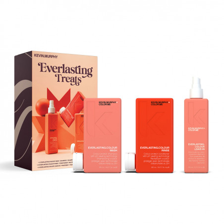 Набір Kevin Murphy Everlasting Treats Box Holiday 2024 для захисту кольору: шампунь 250 мл, кондиціонер 250 мл, спрей 150 мл —