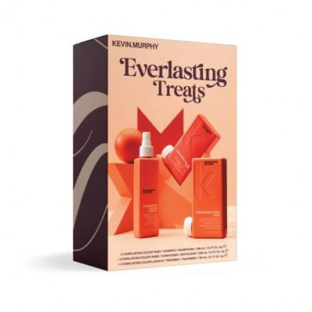Набір Kevin Murphy Everlasting Treats Box Holiday 2024 для захисту кольору: шампунь 250 мл, кондиціонер 250 мл, спрей 150 мл —