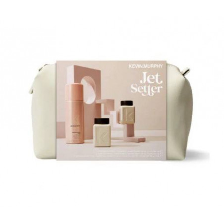 Набір Kevin Murphy Jet Setter Holiday 2024 для живлення та фіксації: Blow.Dry 40 мл*2 та Session.Spray 100 мл — кондиціонер для