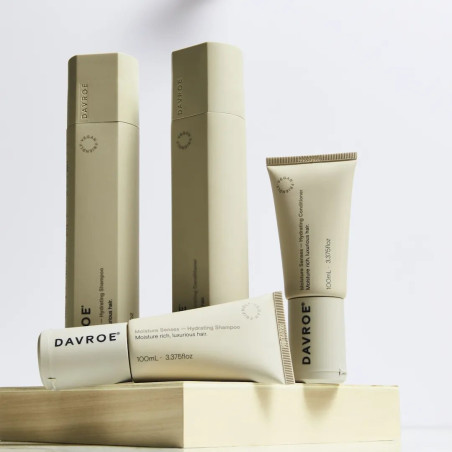Шампунь Davroe Moisture Senses Hydrating Shampoo 100 мл — підвищення еластичності волосся, запобігання пошкодженням підtime