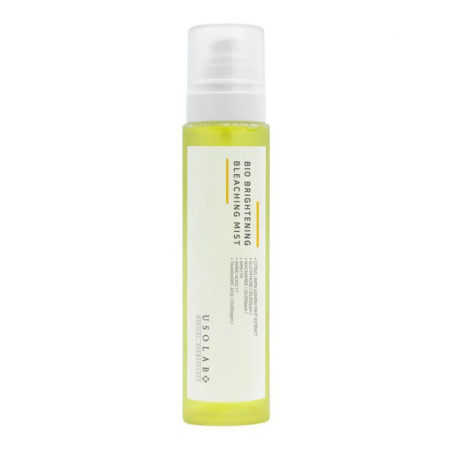 Тонер-спрей USOLAB Bio Brightening Bleaching Mist 150 мл — для освітлення пігментації, екстракт лимона та ніацинамід, боротьба