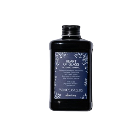 Шампунь для шовковистості та підтримки блонду Davines Heart of Glass 250ml — з екстрактом геніпи та баобаба, для всіх відтінків