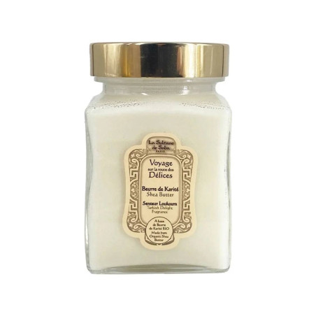 Масло Каріте La Sultane de Saba Beurre de Karite 300ml — зволоження, живлення, пом'якшення шкіри, аромат лукуму, для всіх типів
