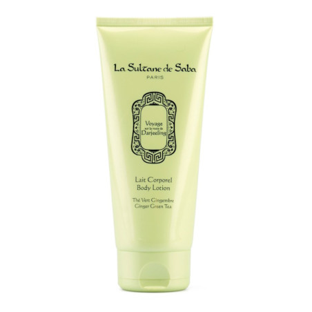 Молочко для тіла La Sultane De Saba Body Lotion Ginger Green Tea 200ml — зволоження, живлення, усунення сухості, олії мигдалю