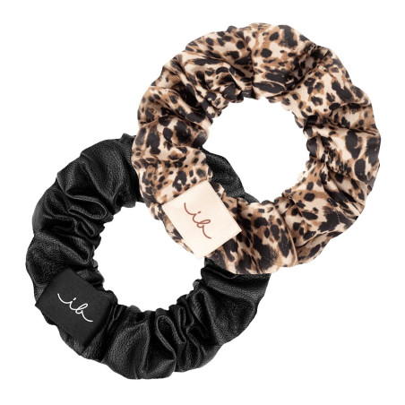 Резинка-браслет для волосся Invisibobble Sprunchie Slim Premium Leo Is The New Black 2шт — вбудовані SLIM-спіралі для