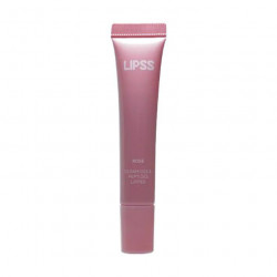 Блиск для губ LIPSS Rose Ceramides Peptides Lipper рожевий без аромату 8ml — живить, зволожує, загоює, пептиди, вітамін Е, для