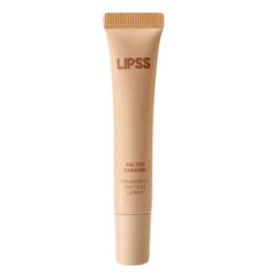 Блиск для губ LIPSS Salted Caramel Ceramides Peptides Lipper прозорий з ароматом солоної карамелі 8ml — живить, зволожує,