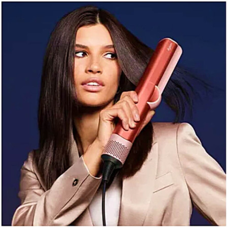 Випрямляч для волосся Dyson Airstrait Strawberry Bronze/Blush Pink — одночасно сушить та випрямляє, інтелектуальний контроль