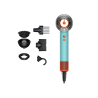Фен Dyson Supersonic Nural Ceramic Patina/Topaz — захист шкіри голови, кнопка контролю, миттєве фіксування укладання, насадка