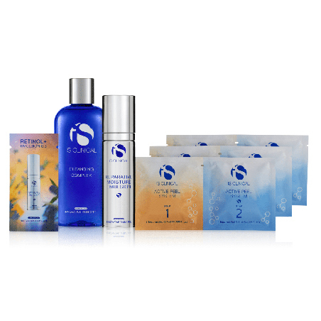 Набір iS CLINICAL The Skin Renewal Collection — гель для очищення Cleansing Complex 180 мл, емульсія Reparative Moisture