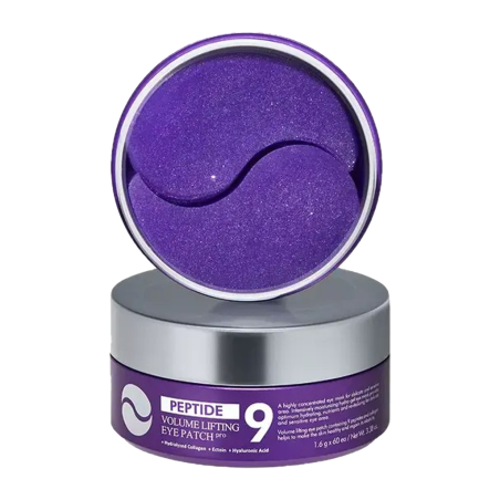 Патчі омолоджуючі для шкіри навколо очей Medi Peel Peptide 9 Volume Lifting Eye Patch PRO з гіалуроном та ніацинамідом 60 шт —