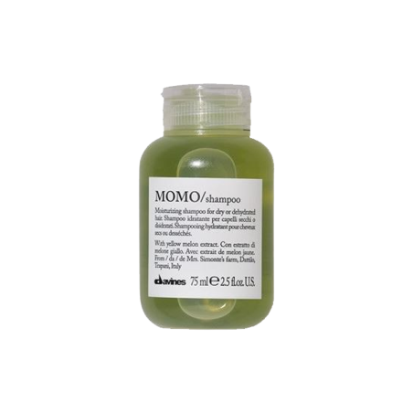 Шампунь зволожувальний для сухого волосся Davines MOMO Shampoo з жовтою динею, вітамінами та мінеральними солями 75 мл —