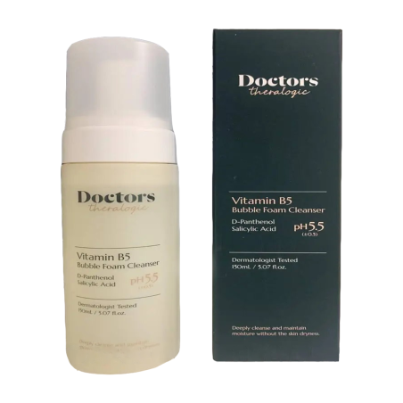 Doctors Vitamin B5 Bubble Foam Cleanser 150 мл — зволоження та пом'якшення шкіри, протизапальна дія, боротьба з висипаннями —