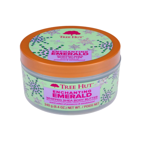 Tree Hut Enchanting Emerald Whipped Body Butter 240 г — покращення еластичності та пружності шкіри, легка повітряна формула без