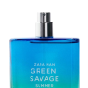 ZARA Man Green Savage Summer 90ml — туалетна вода для чоловіків, вибух свіжості бергамоту, теплі промені сонця, ноти бобів