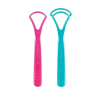 Набір скребків для чищення язика Curaprox Tongue Cleaner CTC 203 Duo Pack — успішно бореться з неприємним запахом з роту, 2 шт,