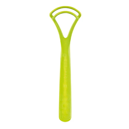 Скребок для чищення язика з подвійним лезом Curaprox Tongue Cleaner CTC 202 Double Blade — ефективно видаляє наліт на язиці та