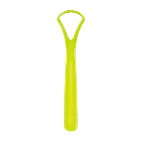Скребок для чищення язика Curaprox Tongue Cleaner CTC 201 Single Blade — професійне очищення поверхні язика, зменшення тріщин,