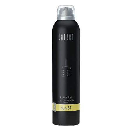 Піна для душу JANZEN Sun 81 Shower Foam Lemon Yellow Iris 200 ml — цитрусово-квітковий аромат, глибоке очищення, пом'якшення