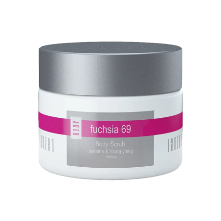 Скраб для тіла JANZEN Fuchsia 69 Body Scrub 420 ml — таласотерапія, живлення та зволоження, квітковий аромат — упаковка