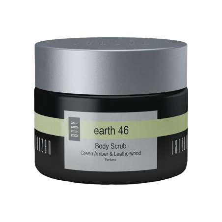Скраб для тіла JANZEN Earth 46 Body Scrub 420 ml — таласотерапія, живлення та зволоження, деревно-пряний аромат — упаковка