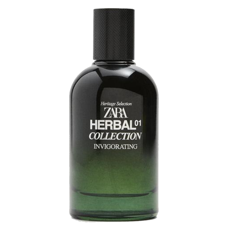 Парфумована вода ZARA Herbal 01 Collection Invigorating 100ml — цитрусовий ароматичний, життєрадісний, сонячний — упаковка