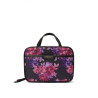 Косметичка органайзер VICTORIAS SECRET Hanging Cosmetic Case чорна — підвісний дизайн, квітковий декор, зручне відділення —