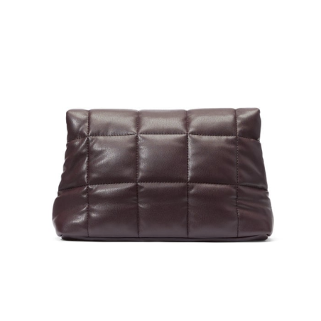 Косметичка VICTORIAS SECRET Quilted Tote шоколадна — чудовий спосіб підкреслити стиль, зручно брати в дорогу, коричневий колір