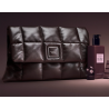 Косметичка VICTORIAS SECRET Quilted Tote шоколадна — неймовірна краса косметички, практична для зберігання дрібниць, колекція